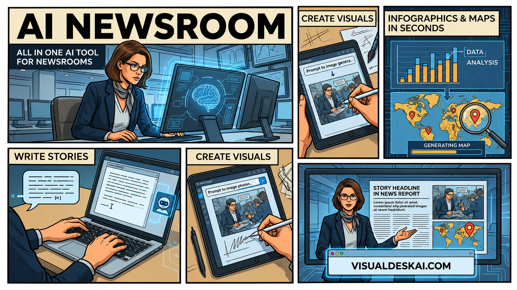 How VisualDesk AI Works — VisualDesk AI